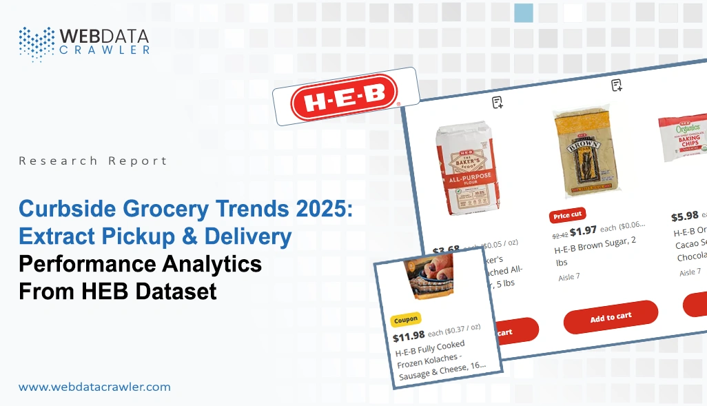 Curbside Grocery Trends 2025: Extract Pickup & Delivery Performance Analytics From HEB Dataset