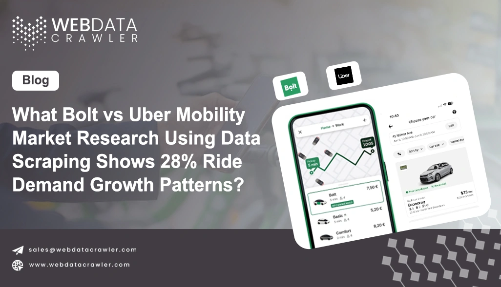What Bolt vs Uber Mobility Market Research Using Data Scraping Shows 28% Ride Demand Growth Patterns?