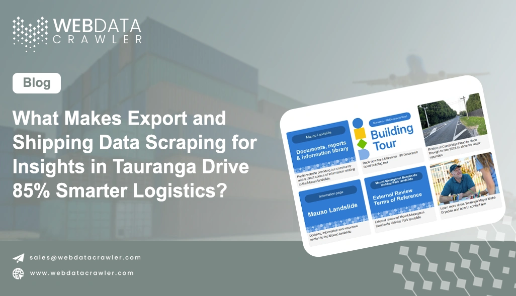 What Makes Export and Shipping Data Scraping for Insights in Tauranga Drive 85% Smarter Logistics?
