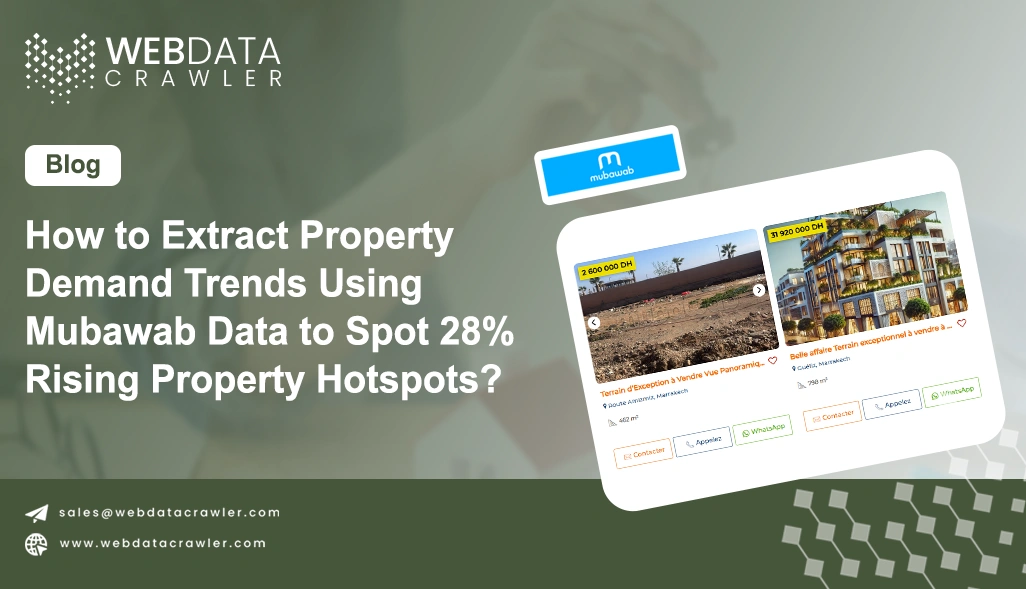 How to Extract Property Demand Trends Using Mubawab Data to Spot 28% Rising Property Hotspots?