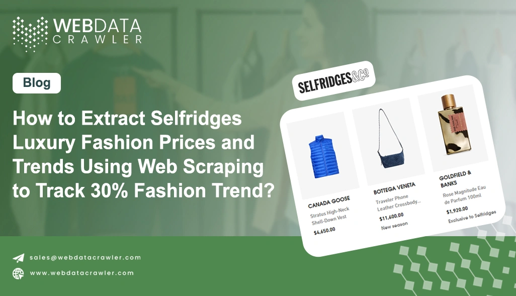 How to Extract Selfridges Luxury Fashion Prices and Trends Using Web Scraping to Track 30% Fashion Trend?
