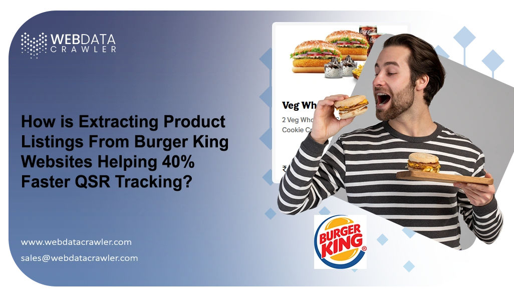 How is Extracting Product Listings From Burger King Websites Helping 40% Faster QSR Tracking?
