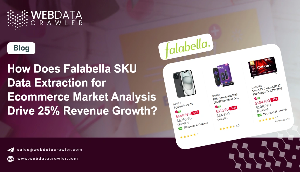 How Does Falabella SKU Data Extraction for Ecommerce Market Analysis Drive 25% Revenue Growth?