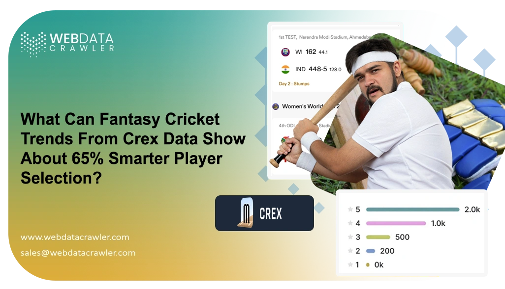 What Can Fantasy Cricket Trends From Crex Data Show About 65% Smarter Player Selection?