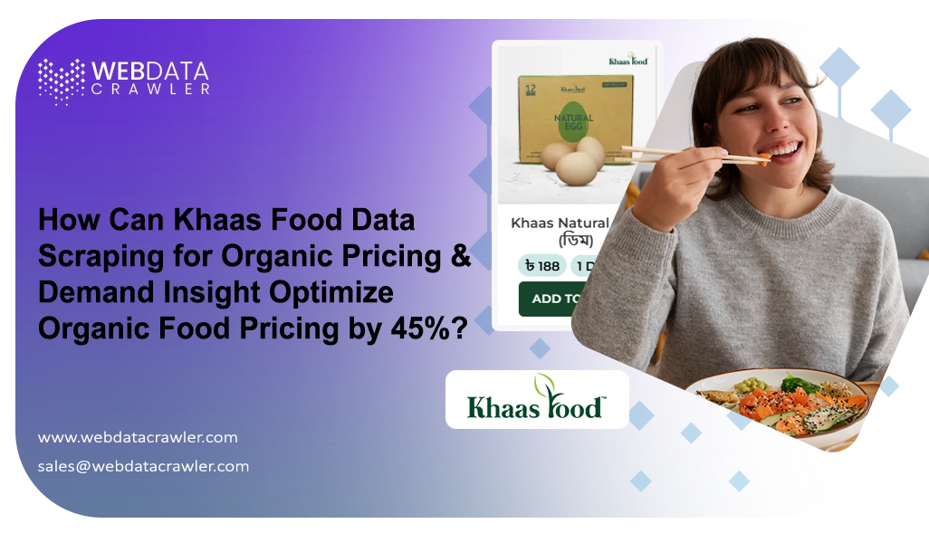 How Can Khaas Food Data Scraping for Organic Pricing & Demand Insight Optimize Organic Food Pricing by 45%?
