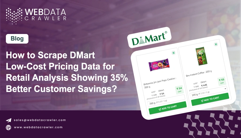 How to Scrape DMart Low-Cost Pricing Data for Retail Analysis Showing 35% Better Customer Savings?