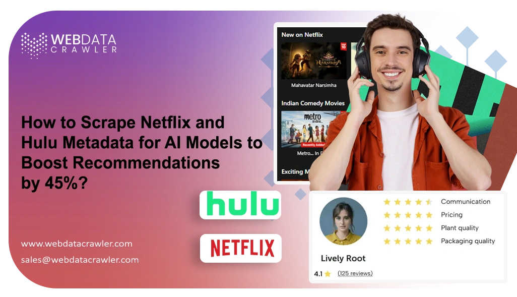 How to Scrape Netflix and Hulu Metadata for AI Models to Boost Recommendations by 45%?