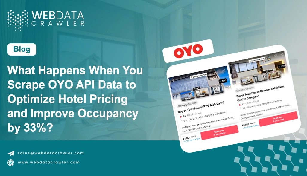 What Happens When You Scrape OYO API Data to Optimize Hotel Pricing and Improve Occupancy by 33%?