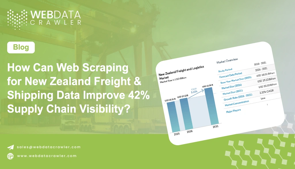 How Can Web Scraping for New Zealand Freight & Shipping Data Improve 42% Supply Chain Visibility?