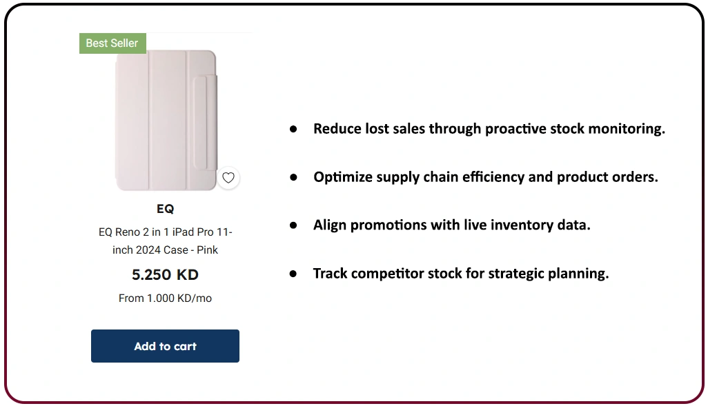 Ensuring Real-Time Visibility of Product Stock Levels