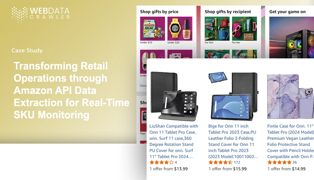 Amazon API Data Extraction for Real-Time SKU Monitoring