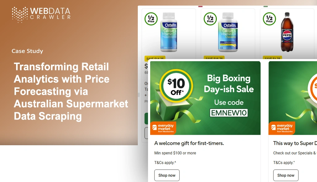Transforming Retail Analytics with Price Forecasting via Australian Supermarket Data Scraping