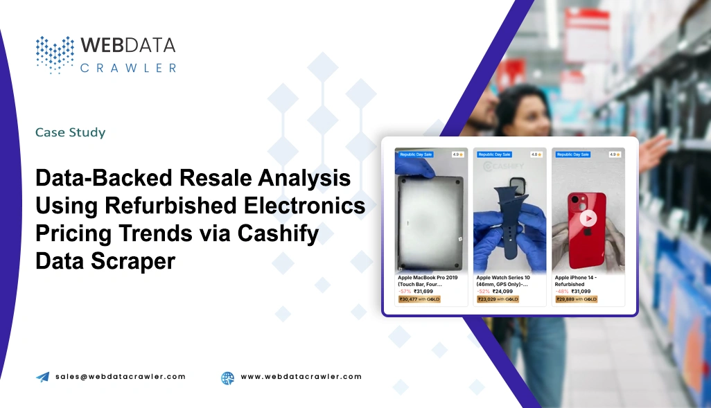 Data-Backed Resale Analysis Using Refurbished Electronics Pricing Trends via Cashify Data Scraper