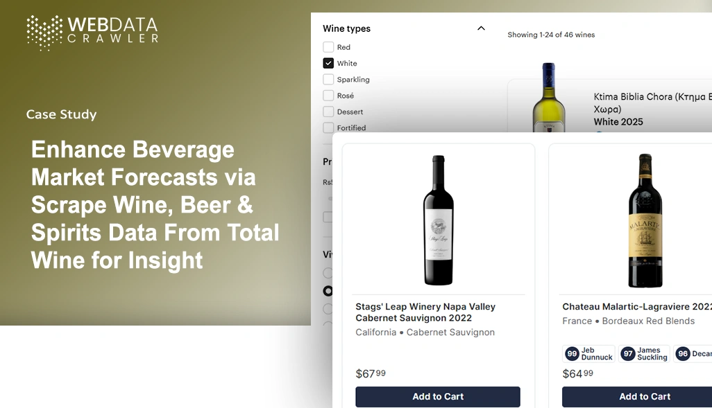 Scrape Wine, Beer & Spirits Data From Total Wine for Insight