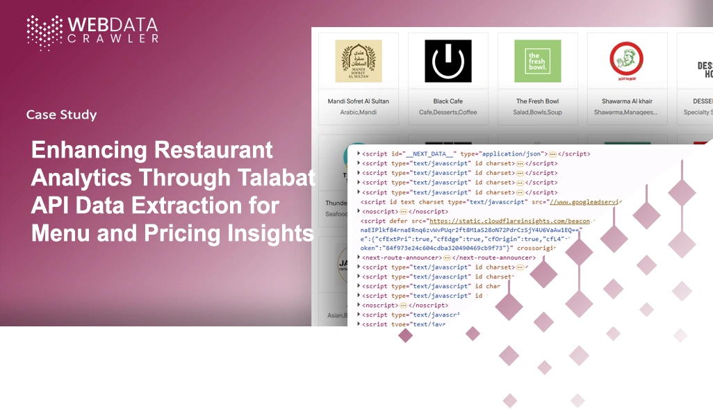 Enhancing Restaurant Analytics Through Talabat API Data Extraction for Menu and Pricing Insights